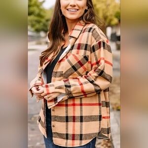 Andrèe By Unit Fleece Lined Button Down Shacket